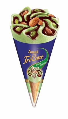 Picture of Ice Cream Kesar Pista 120 ml.(Amul)