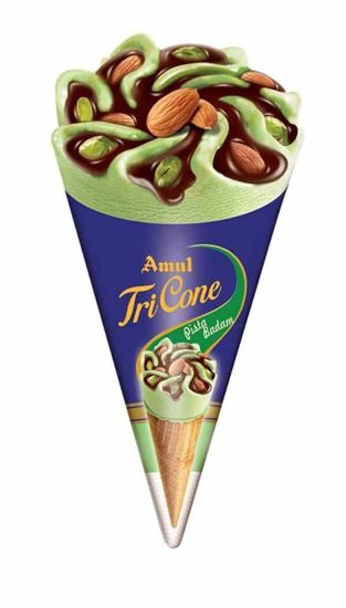 Picture of Ice Cream Kesar Pista 120 ml.(Amul)