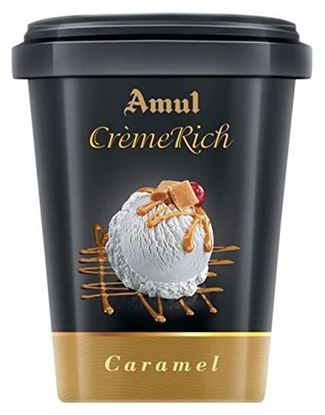 Picture of Ice Cream Creme Rich Caramel 125 ml.(Amul)