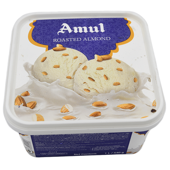 Picture of Ice Cream Roasted almond 1L.(Amul)