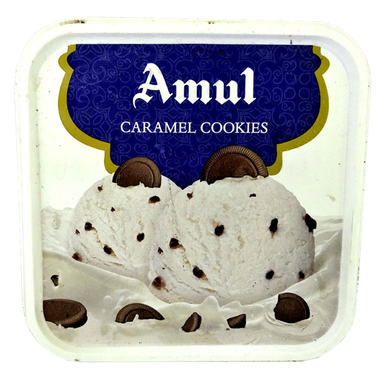 Picture of Ice Cream Caramel Cookies 1L.(Amul)