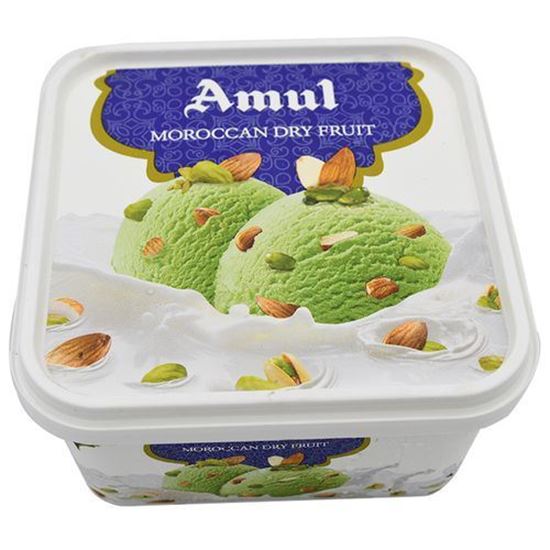 Picture of Ice Cream Moroccan Dry Fruit 1L .(Amul)