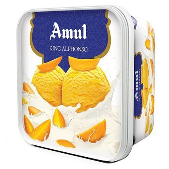 Picture of Ice Cream Alphonso 1L. (Amul)