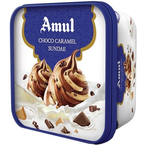 Picture of Ice Cream Choco Caramel 1L.(Amul)