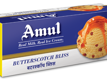 Picture of Ice Cream Butterscotch Bliss 1.25L.(Amul)