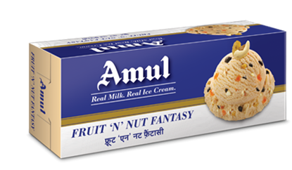 Picture of Ice Cream Fruit N Nut Fantasy 2L.(Amul)