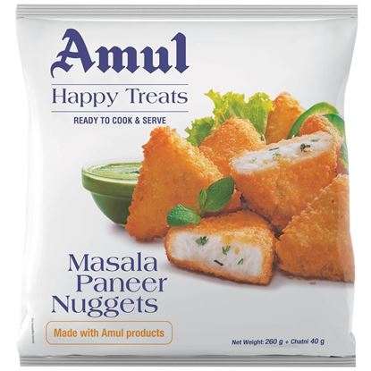 Picture of Paneer Masala Nuggets-300 gm. (Amul)