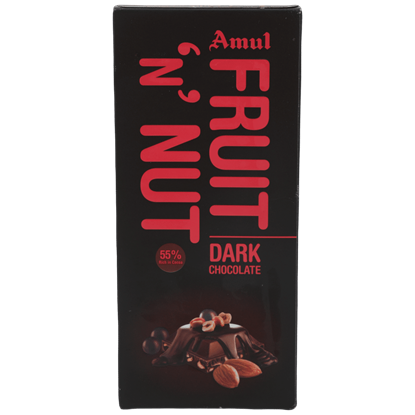 Picture of Chocolate-Fruit 'N' Nut Dark (Amul) - 1pc.