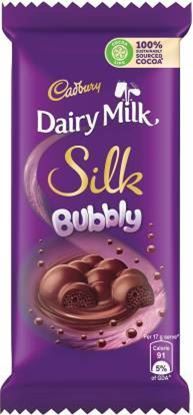 Picture of Cadbury (Dairy Milk Silky Bubbly -120g.)