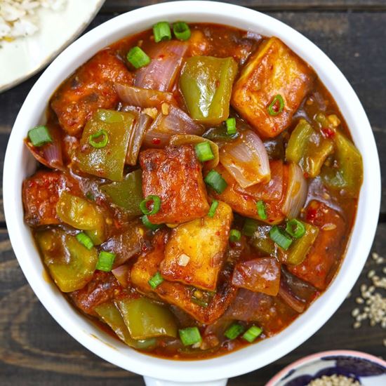 Picture of Paneer(Chilli Gravy)