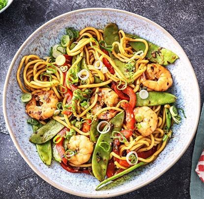 Picture of Noodles ( Chicken & Prawn Garlic  Hakka)