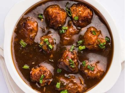 Picture of Side Dish (Chicken Manchurian Gravy Boneless - 8Pcs.)